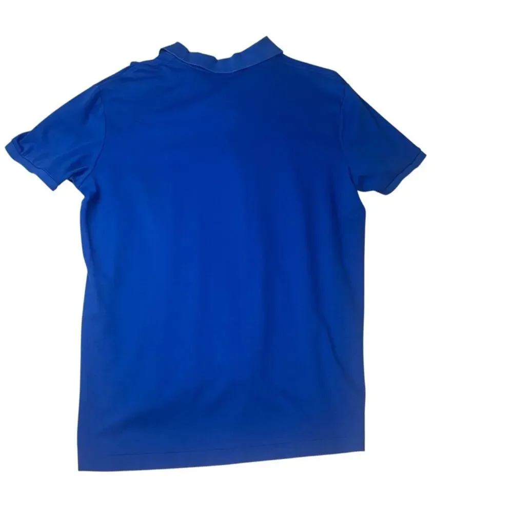 Polo Ralph Lauren size XL Pima soft touch Royal Blue Polo Shirt flaw preppy read
